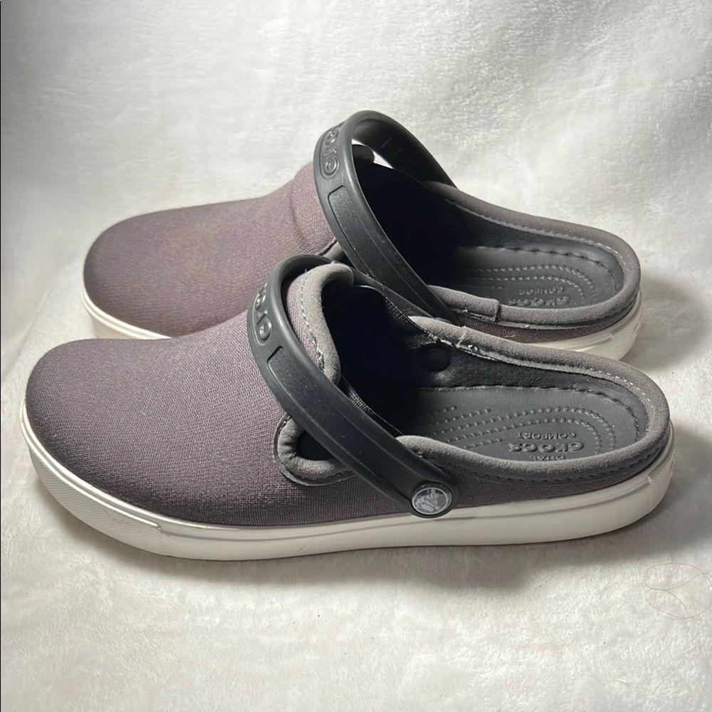 CROCS Citilane Canvas Slip-On Clogs - Size6 - Picture 4 of 8